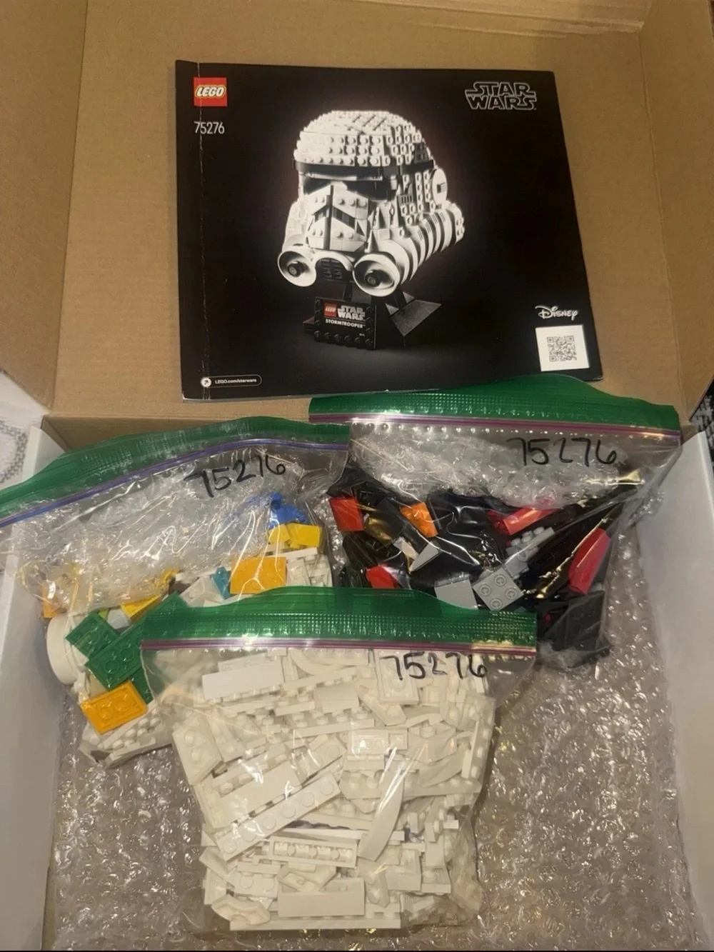 LEGO Star Wars Set: Stormtrooper Helmet 75276 RETIRED With Box & Manual